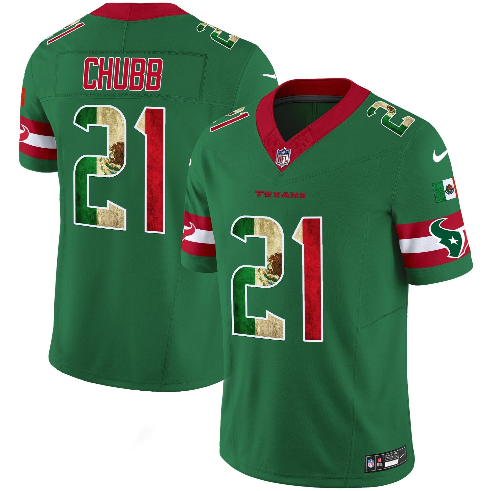 Men's Houston Texans 2025 Mexico Vapor Limited Jersey - All Stitched