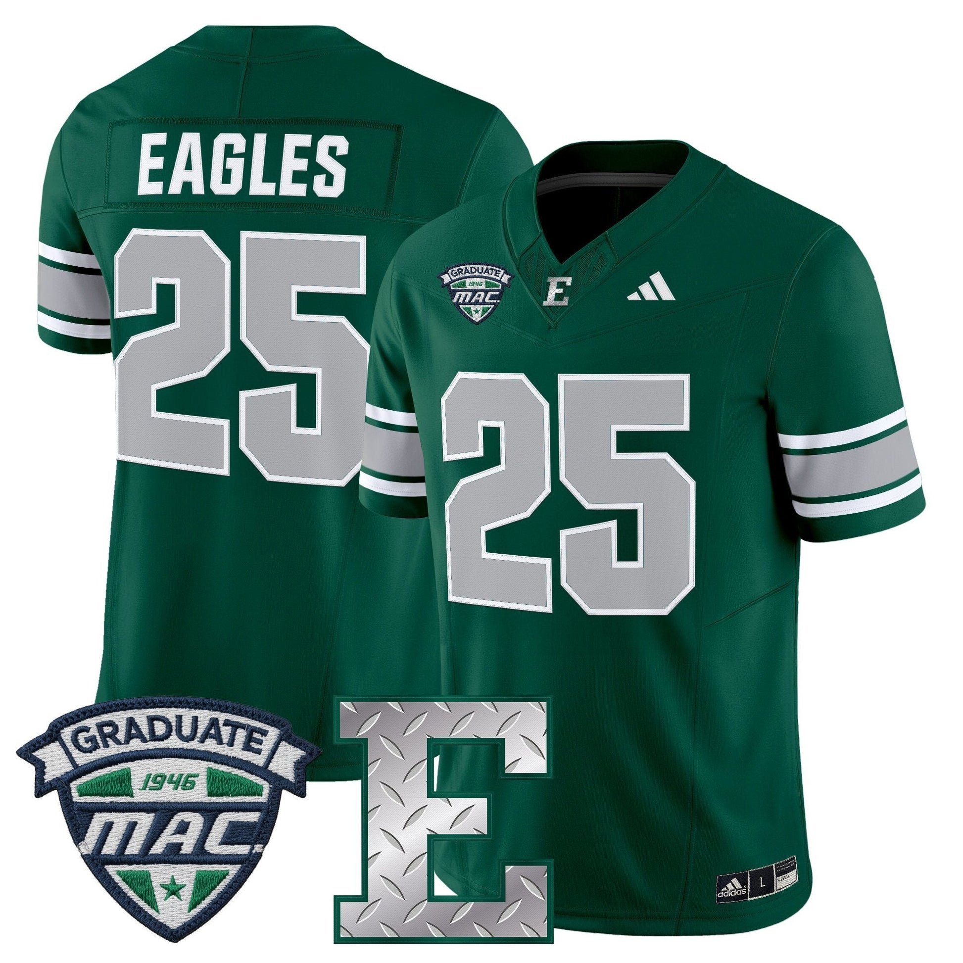 Men's Eastern Michigan Eagles 2025 Vapor Limited Jersey - All Stitched