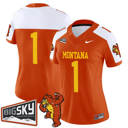 Women's Montana Grizzlies 1995 Throwback Vapor Limited Jersey - All Stitched