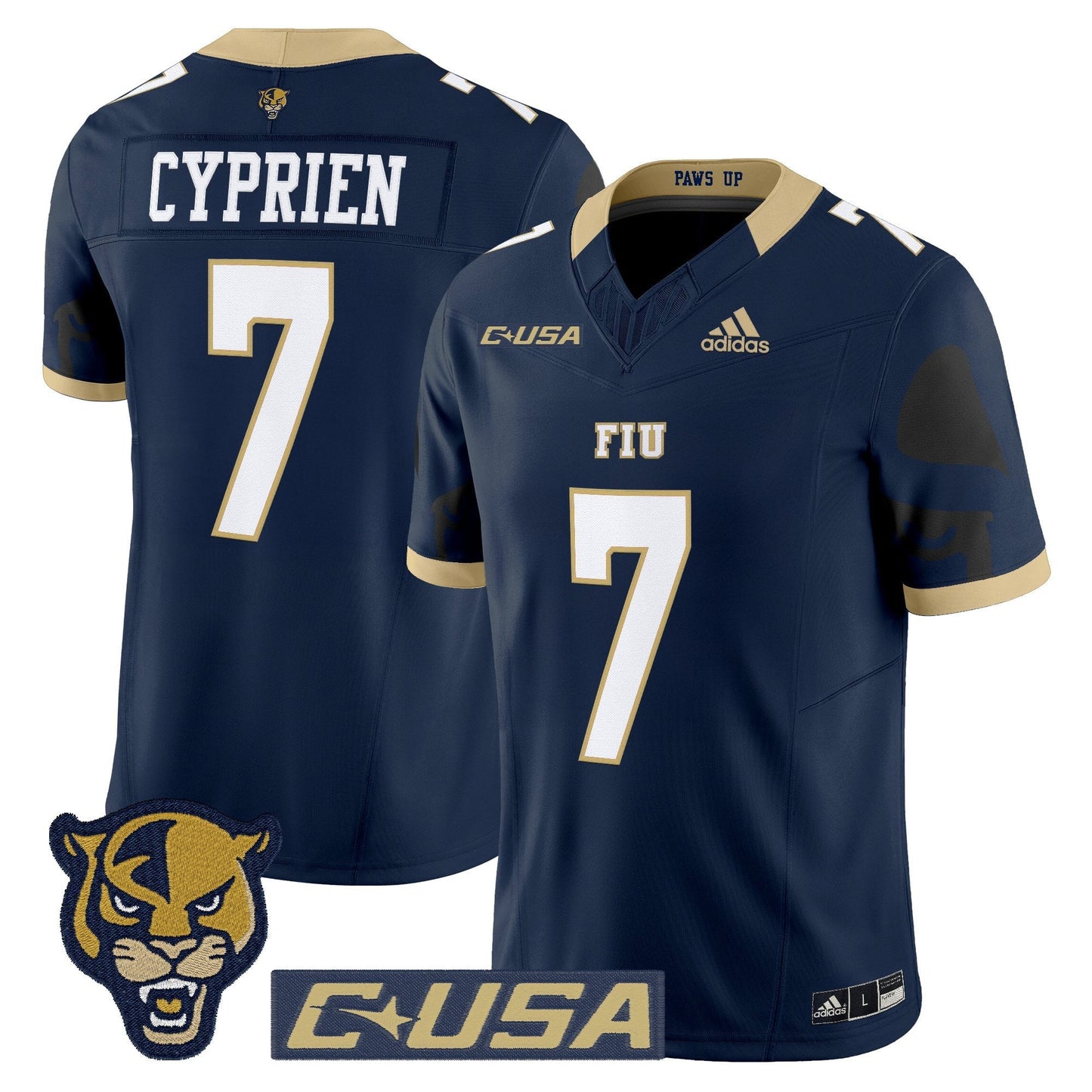 Men's Florida International Panthers 2025 Vapor Limited Jersey - All Stitched