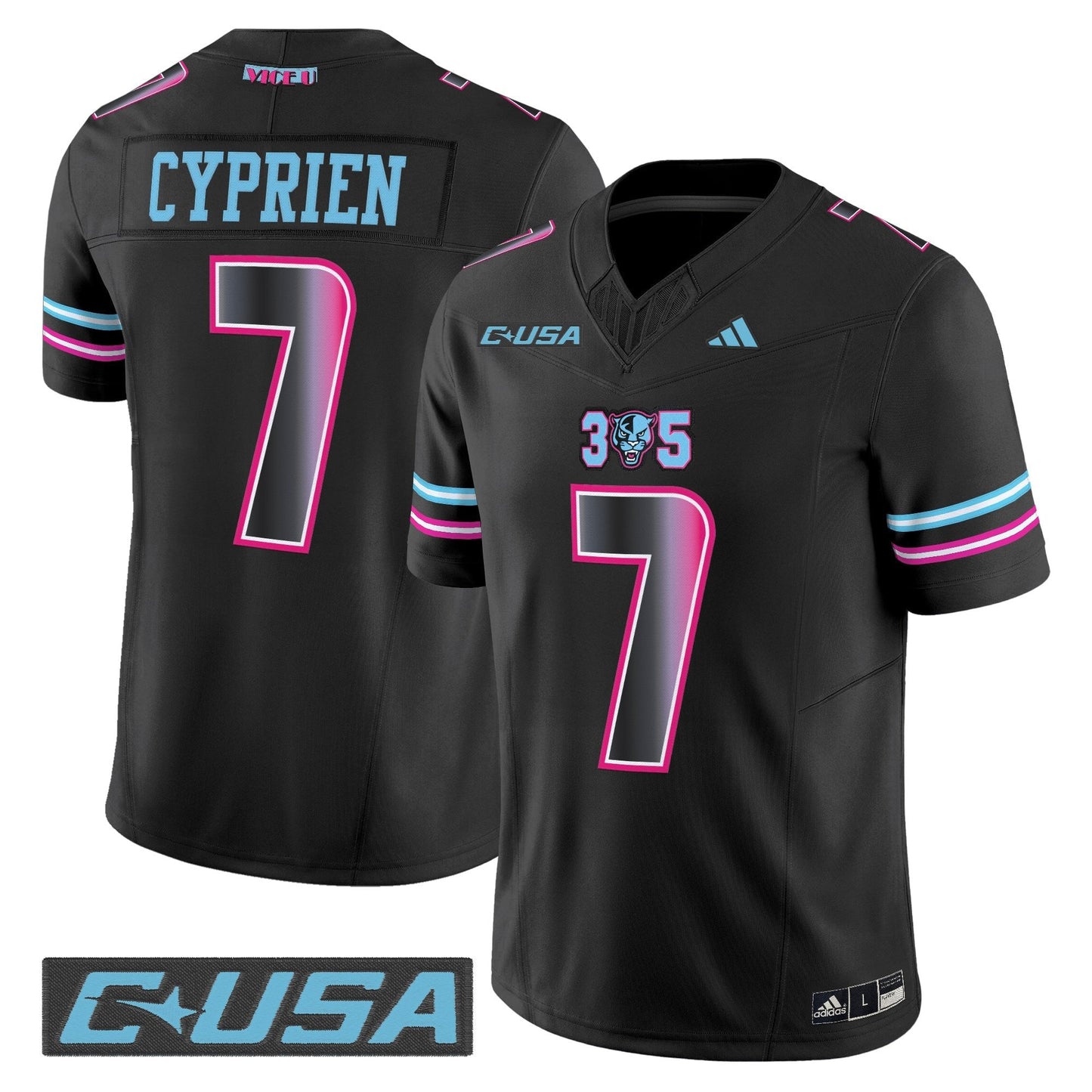 Men's Florida International Panthers 2025 Vapor Limited Jersey - All Stitched