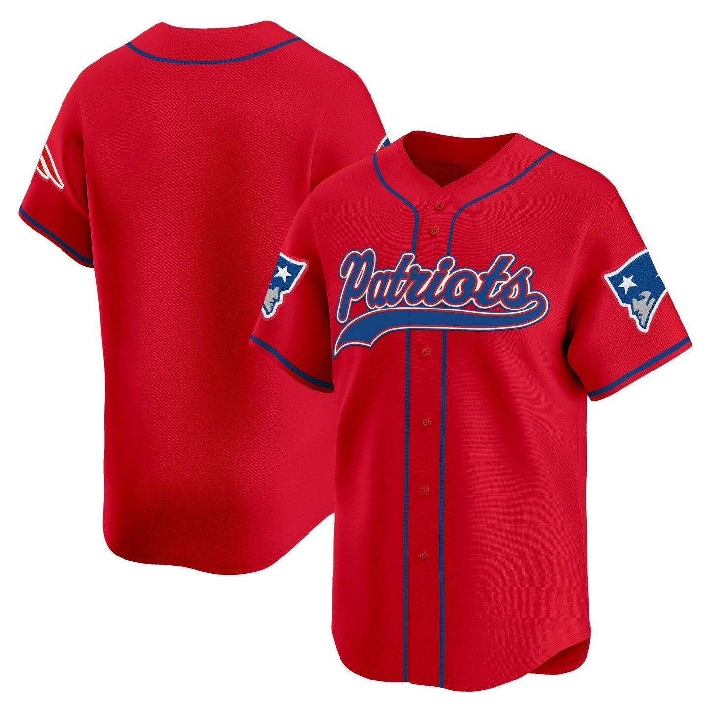Men's New England Patriots 2025 Vapor Baseball Jersey - All Stitched