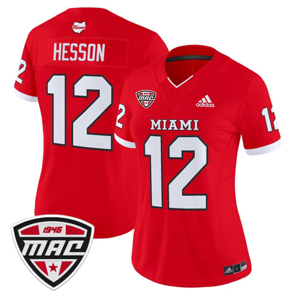 Women's Miami (OH) RedHawks 2025 Vapor Limited Jersey - All Stitched