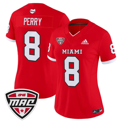 Women's Miami (OH) RedHawks 2025 Vapor Limited Jersey - All Stitched