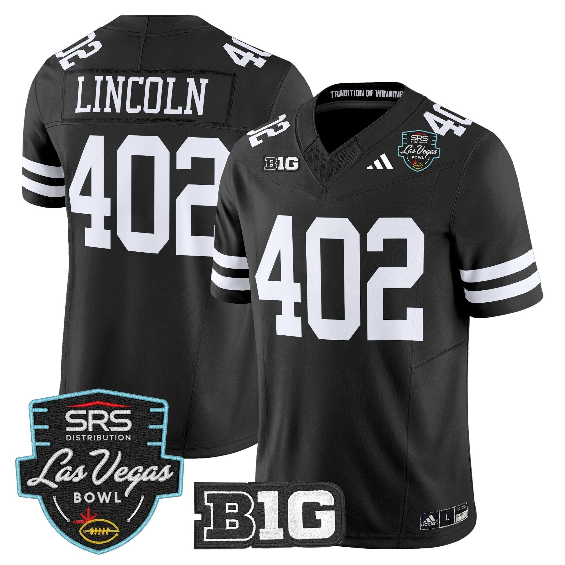 Men's Nebraska Cornhuskers 2025 Las Vegas Bowl Vapor Limited Jersey - All Stitched