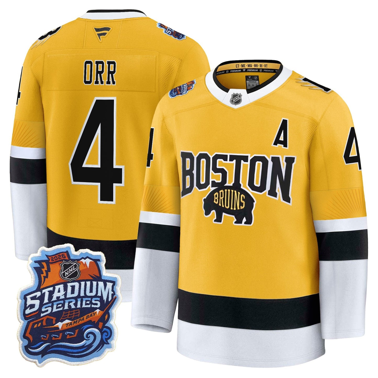 Boston Bruins 2026 Stadium Series Premium Jersey - All Stitched