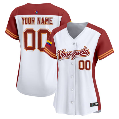 Team Venezuela World Baseball Classic Vapor Premier Custom Jersey - 2026 Roster - All Stitched
