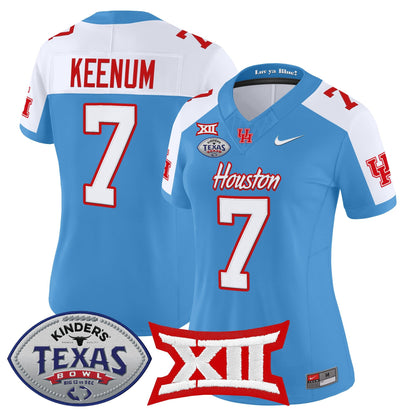 Women's Houston Cougars 2025 Texas Bowl Vapor Limited Jersey - All Stitched