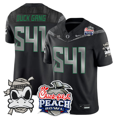 Men's Oregon Ducks "Mummy Duck" Vapor Limited Jersey - 2026 Peach Bowl Patch - All Stitched