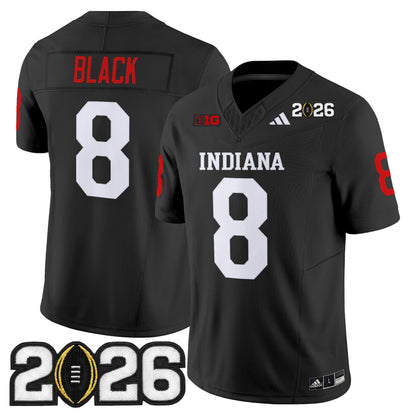 Men's Indiana Hoosiers 2026 CFP Final Patch Vapor Limited Jersey V2 - All Stitched