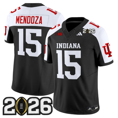 Men's Indiana Hoosiers 2026 CFP Final Patch Vapor Limited Jersey V2 - All Stitched