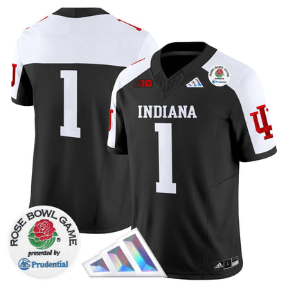 Men's Indiana Hoosiers 2025 Rose Bowl Vapor Limited Jersey V2 - All Stitched
