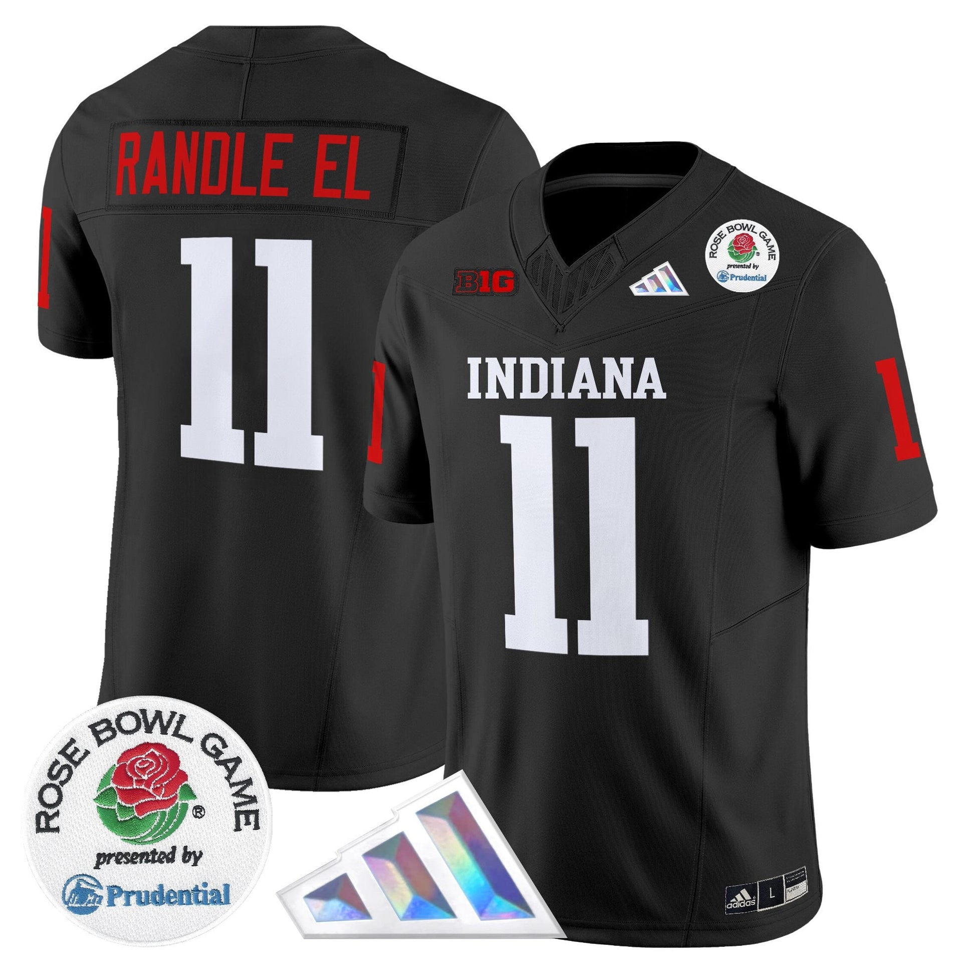 Men's Indiana Hoosiers 2025 Rose Bowl Vapor Limited Jersey V2 - All Stitched