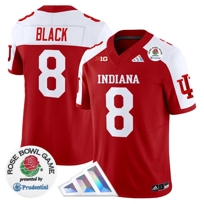 Men's Indiana Hoosiers 2025 Rose Bowl Vapor Limited Jersey V2 - All Stitched