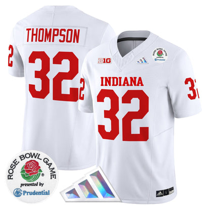 Men's Indiana Hoosiers 2025 Rose Bowl Vapor Limited Jersey V2 - All Stitched