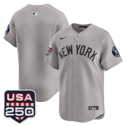 Men's New York Yankees 250America Patch Vapor Premier Limited Jersey - All Stitched