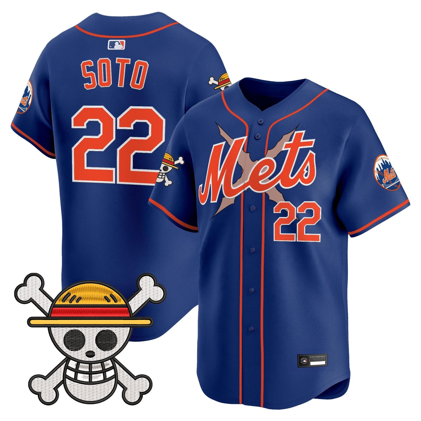 New York Mets x  OP Vapor Premier Limited Jersey - Stitched