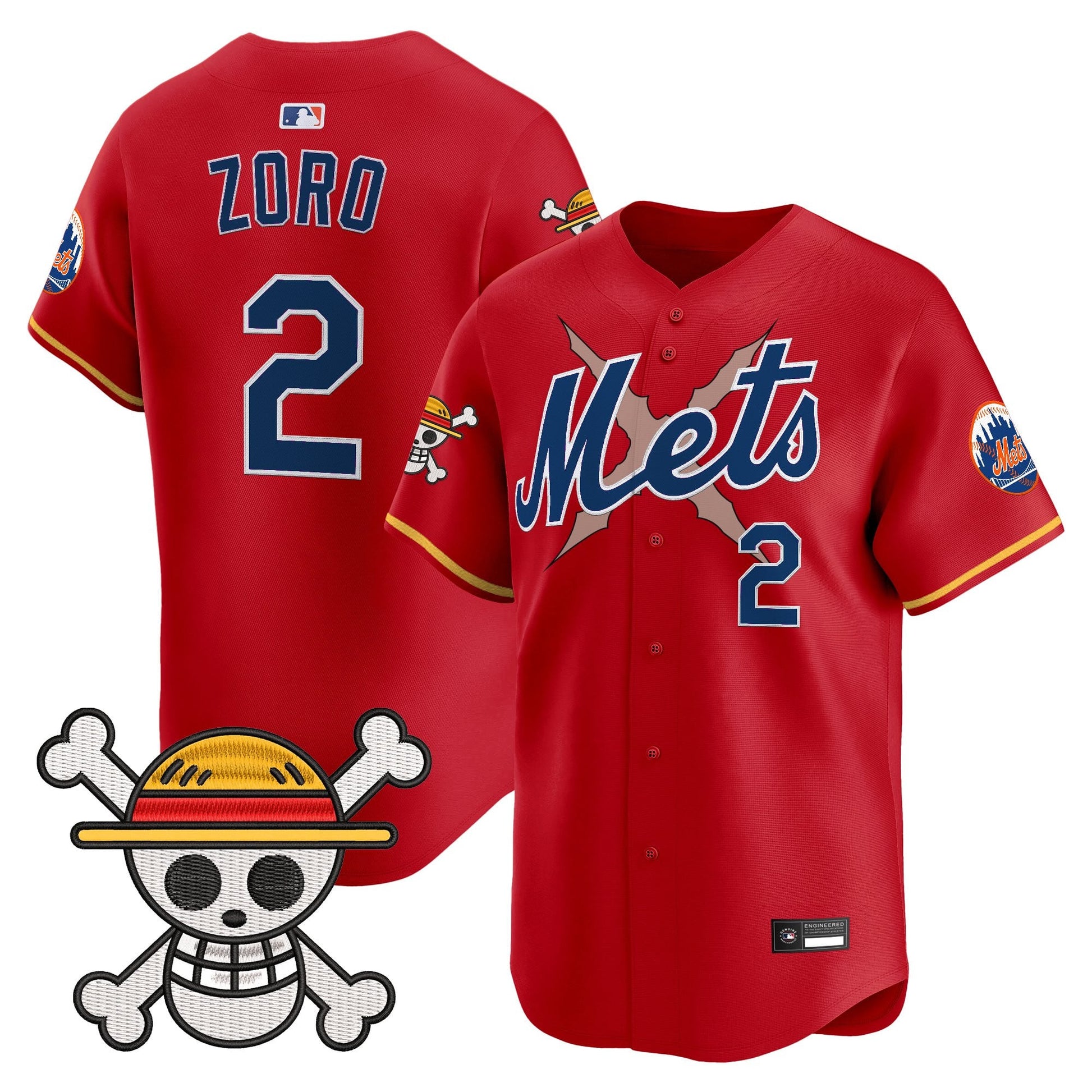 New York Mets x  OP Vapor Premier Limited Jersey - Stitched