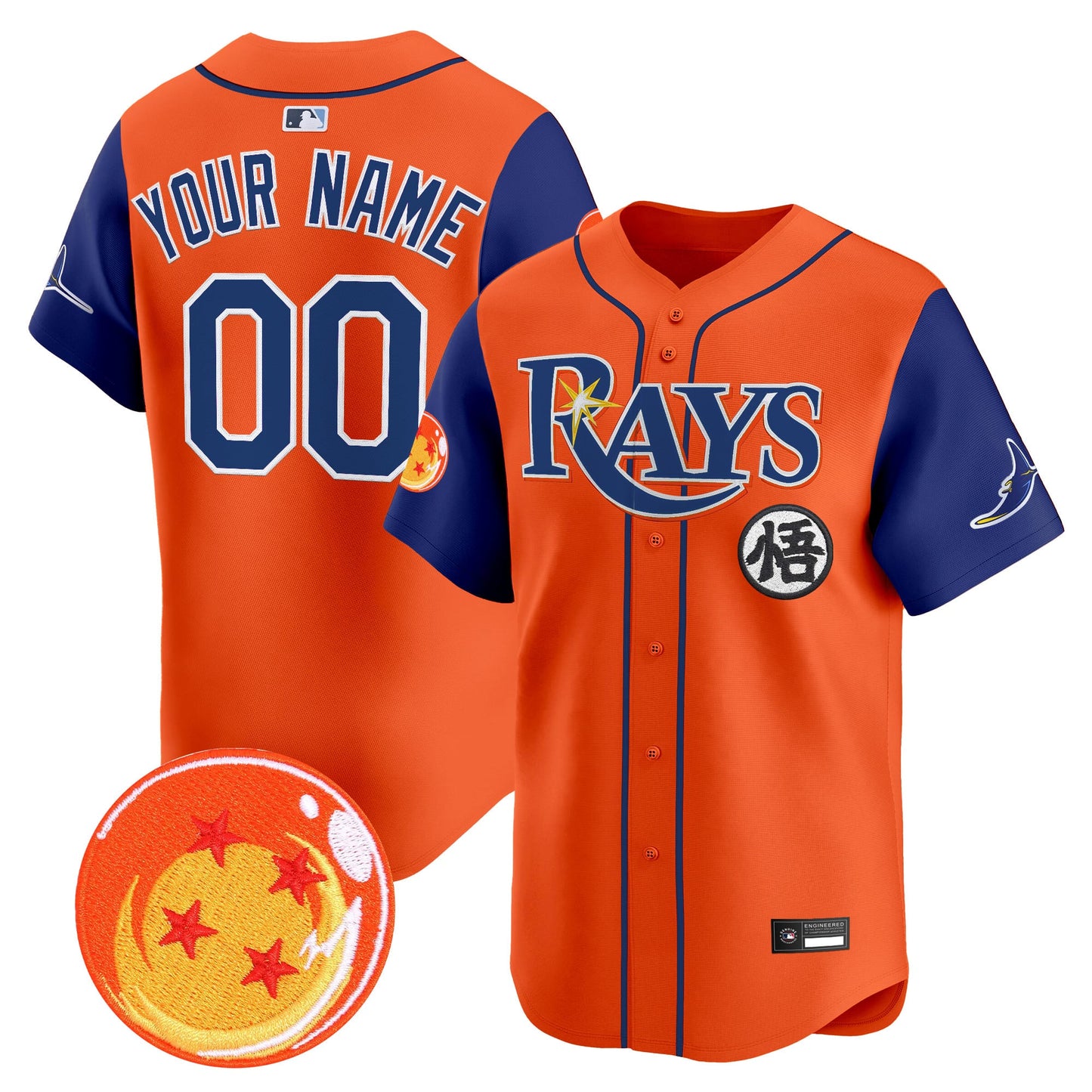 Tampa Bay Rays x  DB Vapor Premier Limited Custom Jersey - All Stitched