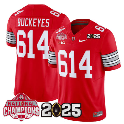 Ohio State Buckeyes 2026 "Tunnel Vision" National Champions Patch Vapor Limited Jersey - All Stitched