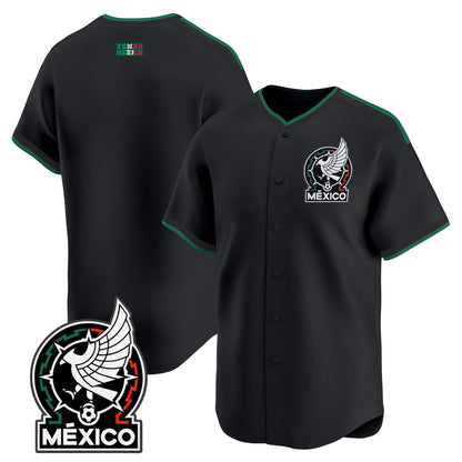 Mexico 2026 National Team Vapor Baseball Jersey - All Stitched