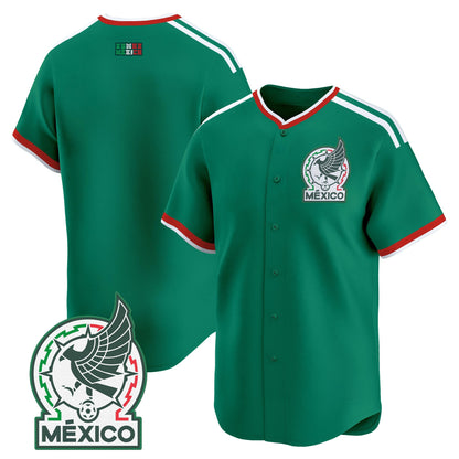 Mexico 2026 National Team Vapor Baseball Jersey - All Stitched