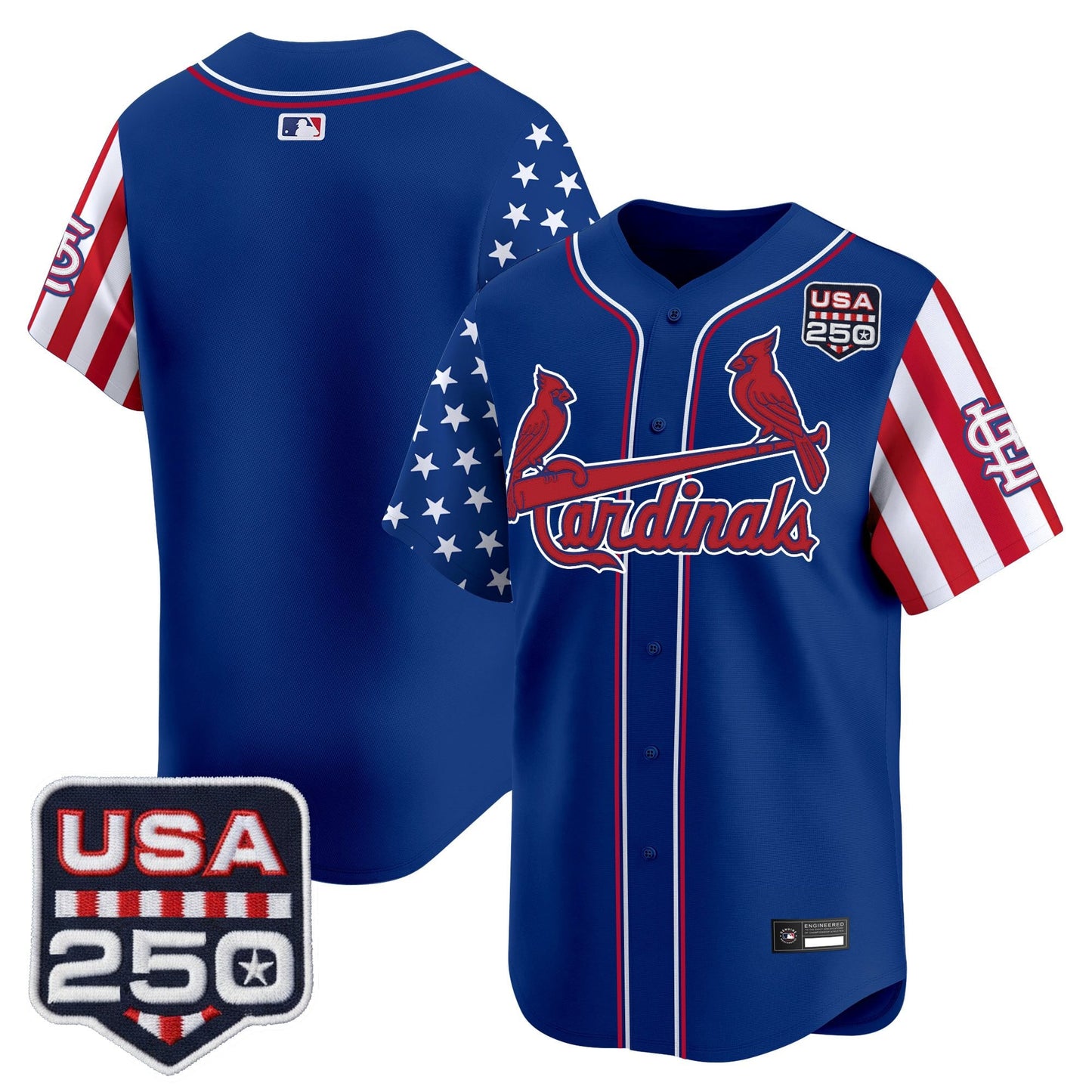 St. Louis Cardinals "America 250 Edition" Vapor Premier Limited Jersey - All Stitched