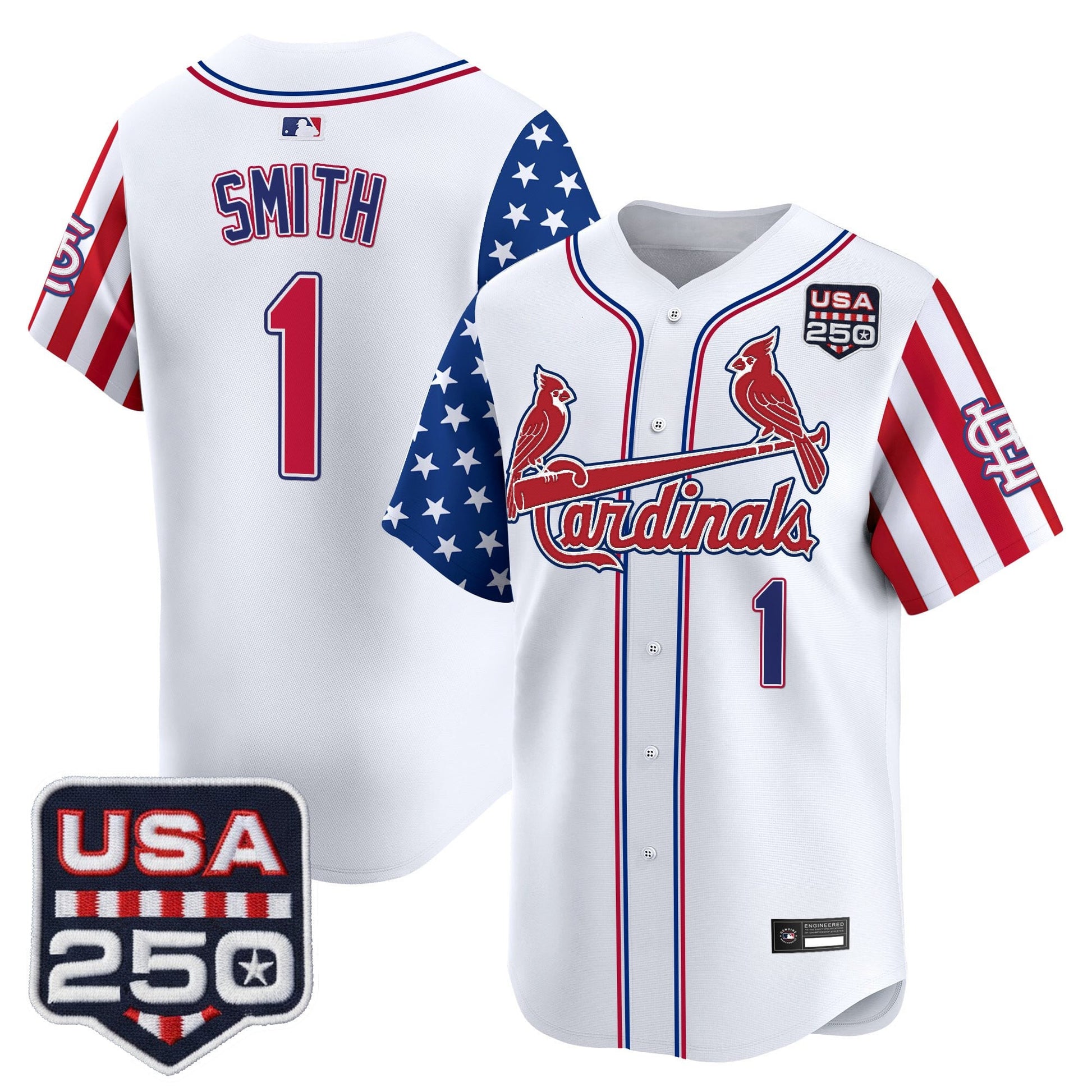 St. Louis Cardinals "America 250 Edition" Vapor Premier Limited Jersey - All Stitched