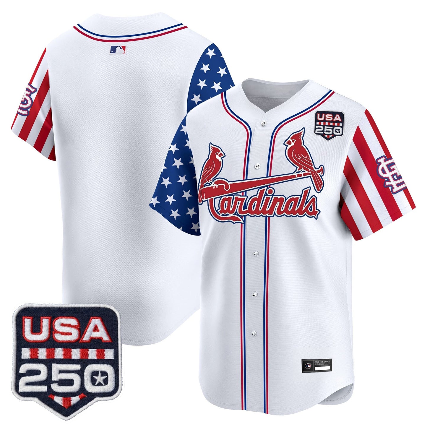 St. Louis Cardinals "America 250 Edition" Vapor Premier Limited Jersey - All Stitched