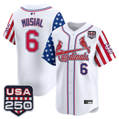St. Louis Cardinals "America 250 Edition" Vapor Premier Limited Jersey - All Stitched