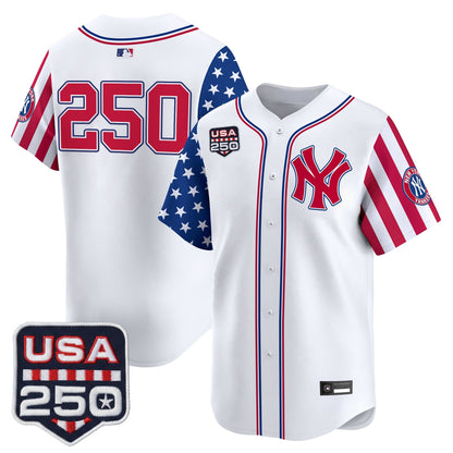 Yankees "America250 Edition" Vapor Premier Limited Jersey V2 - All Stitched