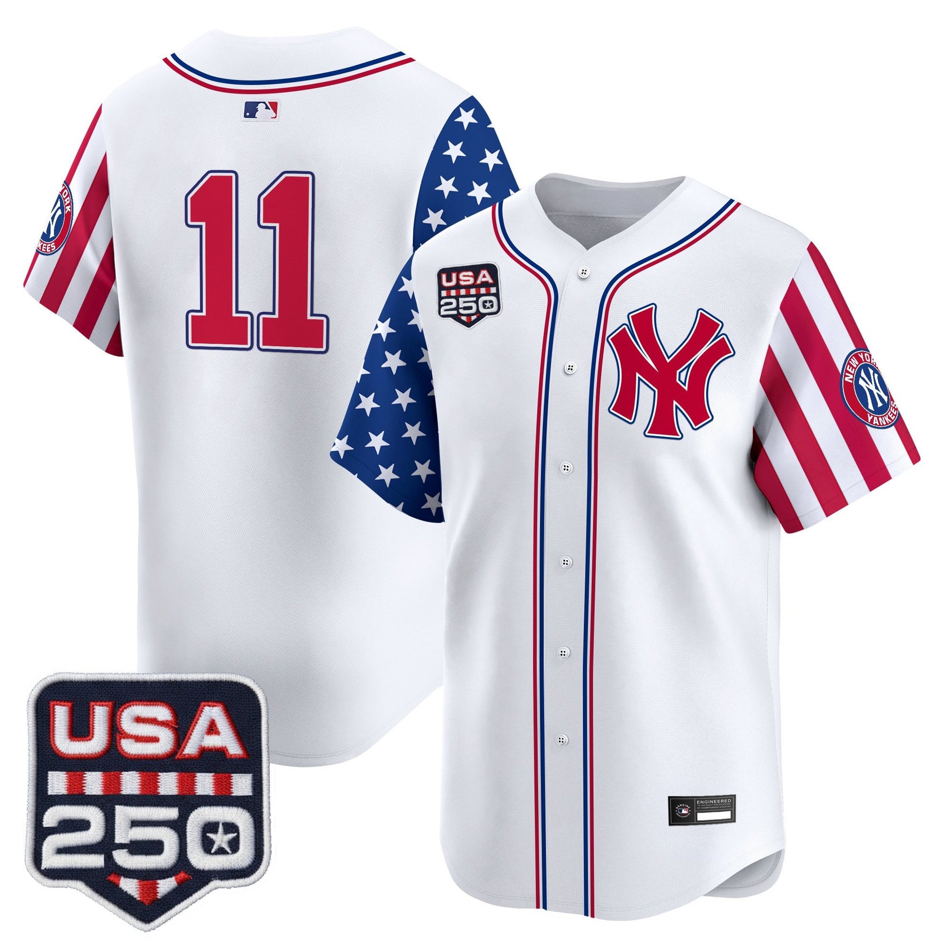 Yankees "America250 Edition" Vapor Premier Limited Jersey V2 - All Stitched