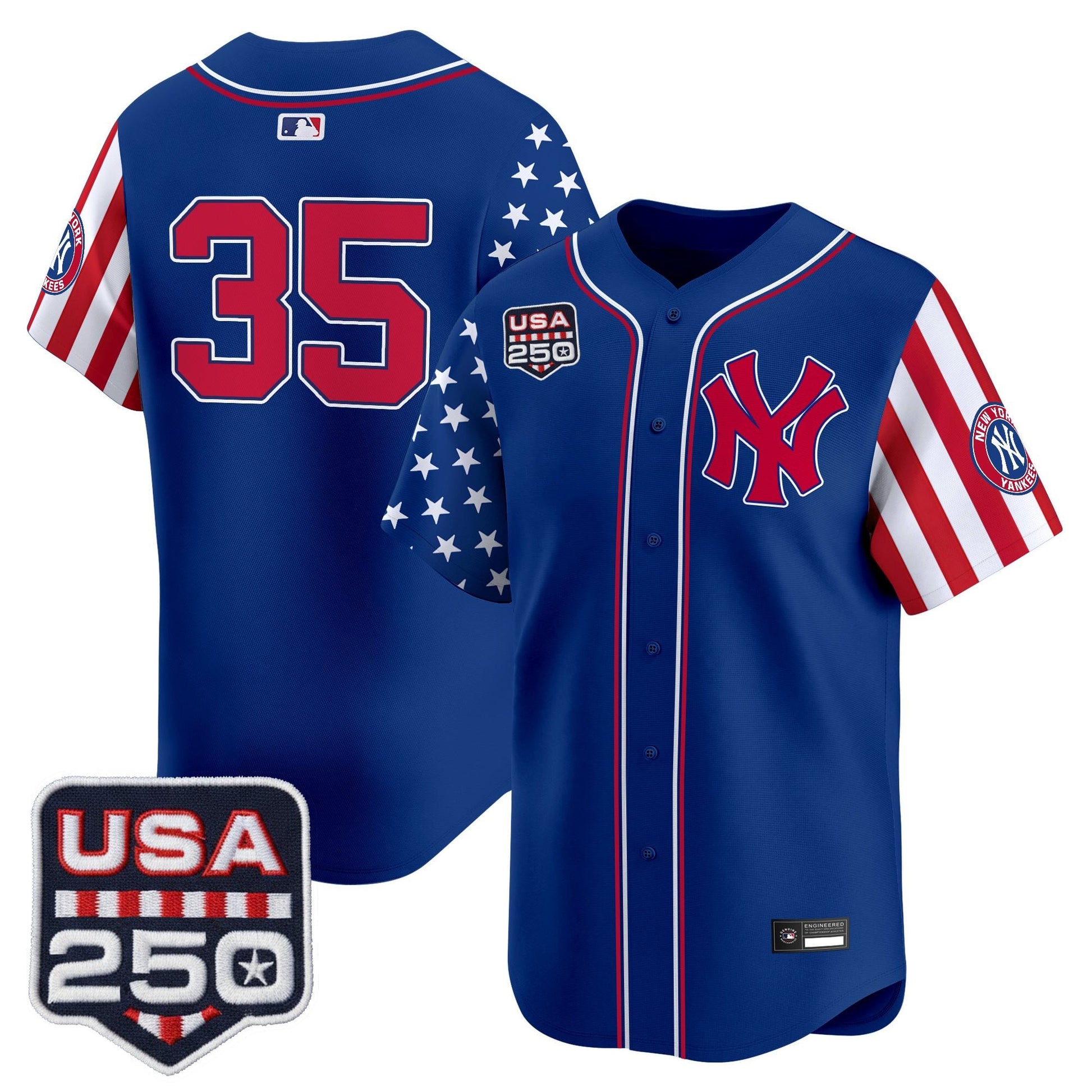 Yankees "America250 Edition" Vapor Premier Limited Jersey V2 - All Stitched