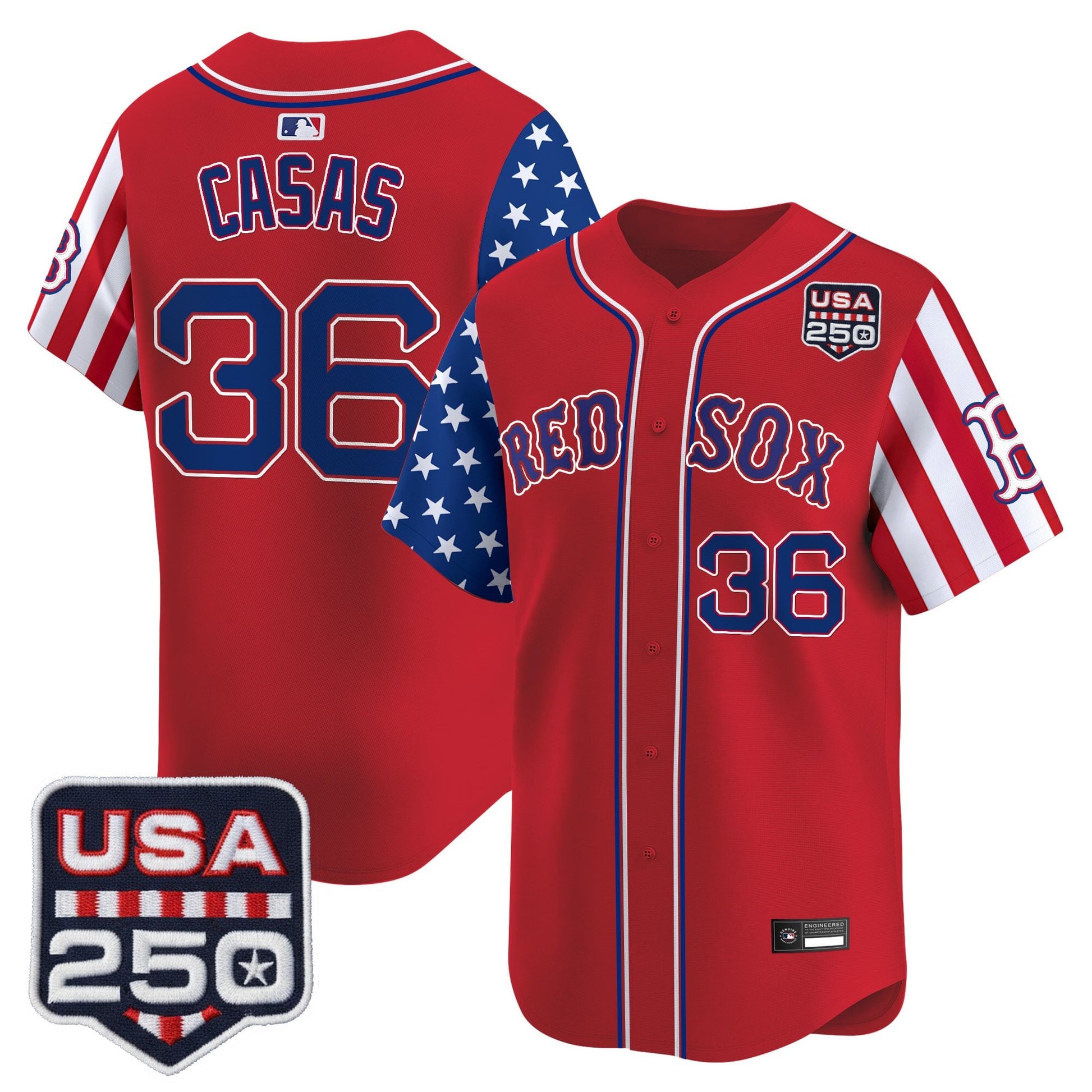 Boston Red Sox "America 250 Edition" Vapor Premier Limited Jersey - All Stitched