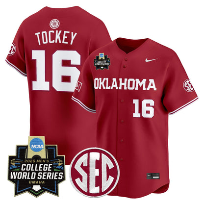 Oklahoma Sooners 2026 World Series Vapor Premier Limited Jersey - All Stitched