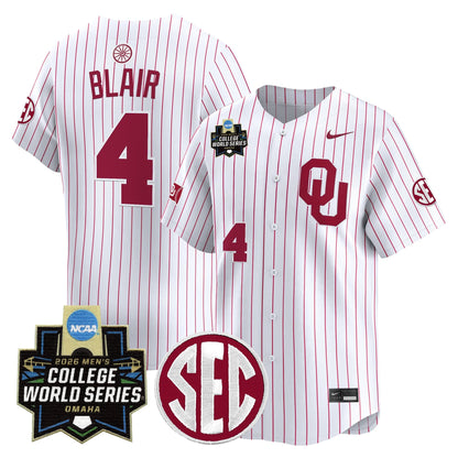 Oklahoma Sooners 2026 World Series Vapor Premier Limited Jersey - All Stitched