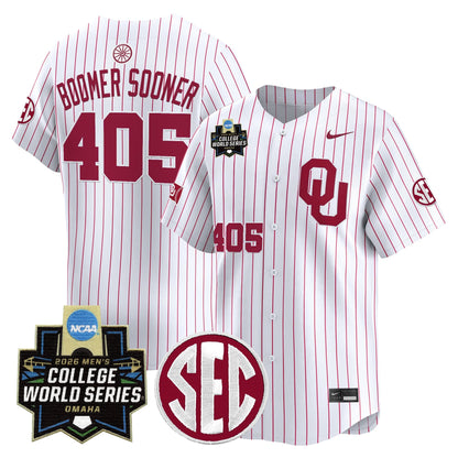 Oklahoma Sooners 2026 World Series Vapor Premier Limited Jersey - All Stitched