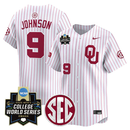 Oklahoma Sooners 2026 World Series Vapor Premier Limited Jersey - All Stitched