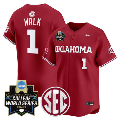 Oklahoma Sooners 2026 World Series Vapor Premier Limited Jersey - All Stitched