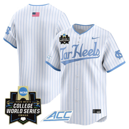 North Carolina Tar Heels 2026 World Series Vapor Premier Limited Jersey - All Stitched