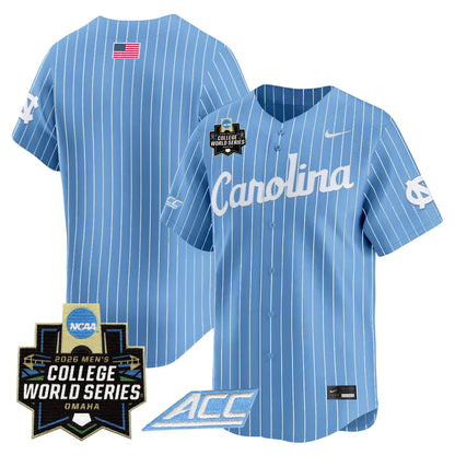 North Carolina Tar Heels 2026 World Series Vapor Premier Limited Jersey - All Stitched