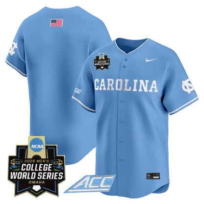 North Carolina Tar Heels 2026 World Series Vapor Premier Limited Jersey - All Stitched