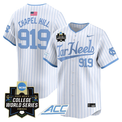 North Carolina Tar Heels 2026 World Series Vapor Premier Limited Jersey - All Stitched