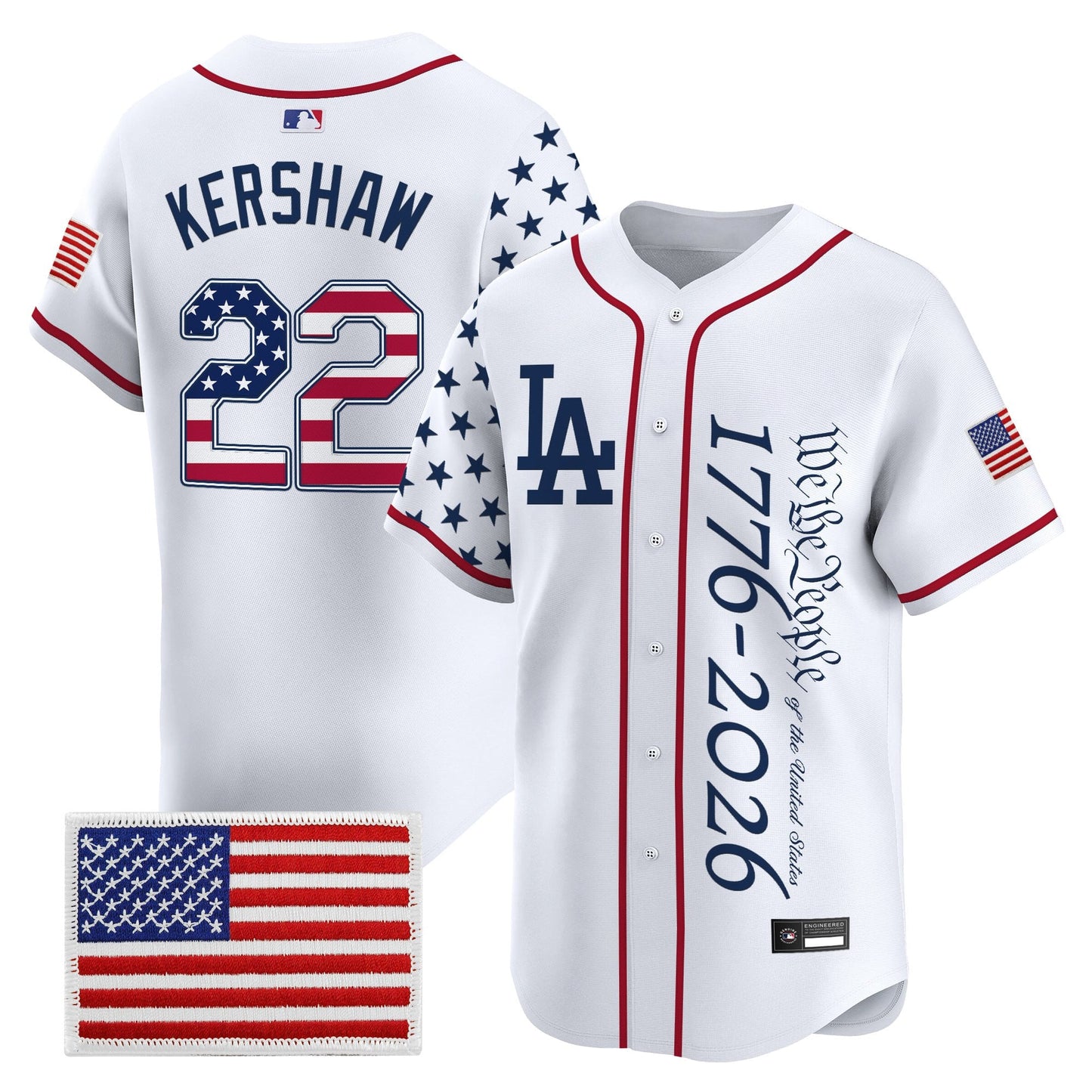 Los Angeles Dodgers "America 250 Edition" Vapor Premier Limited Jersey V2 - Stitched