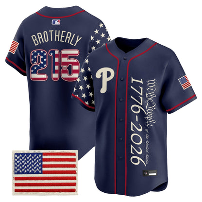Philadelphia Phillies "America 250 Edition" Vapor Premier Limited Jersey V2 - Stitched