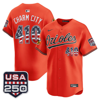 Baltimore Orioles USA 250 Fourth of July Vapor Premier Limited Jersey - All Stitched