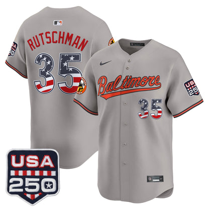 Baltimore Orioles USA 250 Fourth of July Vapor Premier Limited Jersey - All Stitched