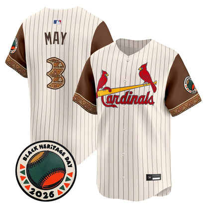 St. Louis Cardinals 2026 Black Heritage Day Vapor Premier Limited Jersey - Stitched