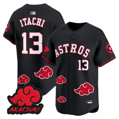 Houston Astros x Naruto Akatsuki Edition Vapor Premier Limited Jersey - Stitched