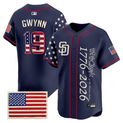 Men's San Diego Padres "America250 Edition" Vapor Premier Limited Jersey V2 - All Stitched
